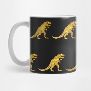 Golden T.-Rex Pattern Mug